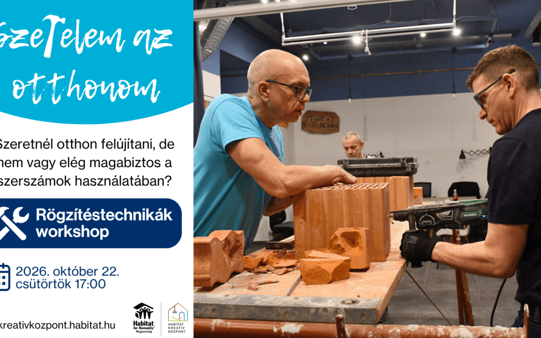 Szerelem az otthonom | rögzítéstechnikák – 2026.10.22.
